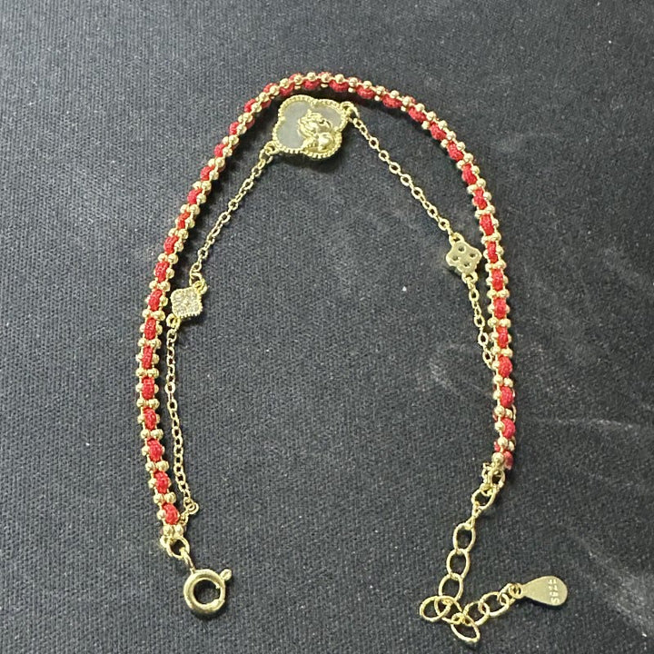 Buddha Stones925スターリングシルバー 馬年 赤瑪瑙 和田翡翠 自信のブレスレット - 和田玉（手首周り：14～18cm） - image 8