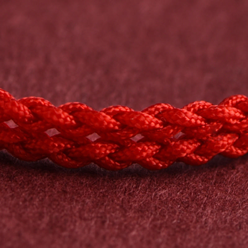 Buddha Stones馬年 999 スターリングシルバー 銅貨 幸運のロープ 編み込みブレスレット アンクレット - image 13