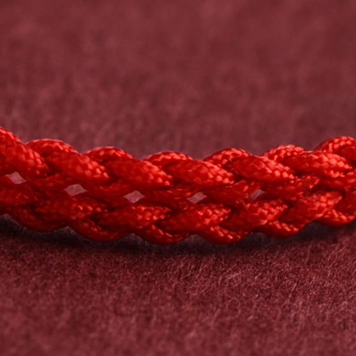 Buddha Stones馬年 999 スターリングシルバー 銅貨 幸運のロープ 編み込みブレスレット アンクレット - image 13