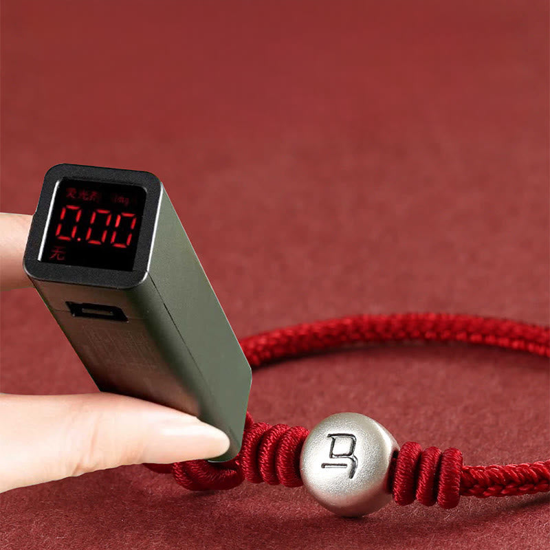 Buddha Stones馬年 999 スターリングシルバー赤紐編み込み コネクションブレスレット - image 15