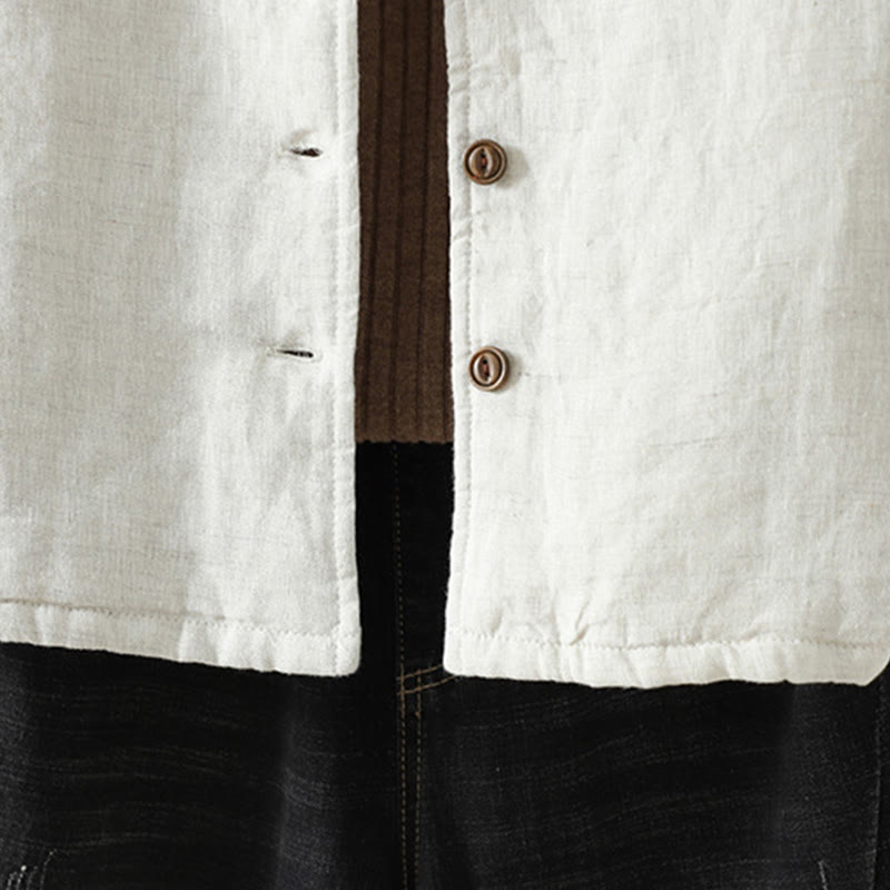 Buddha Stonesカジュアルボタン レディース 長袖 コットンジャケット ポケット付き - image 9