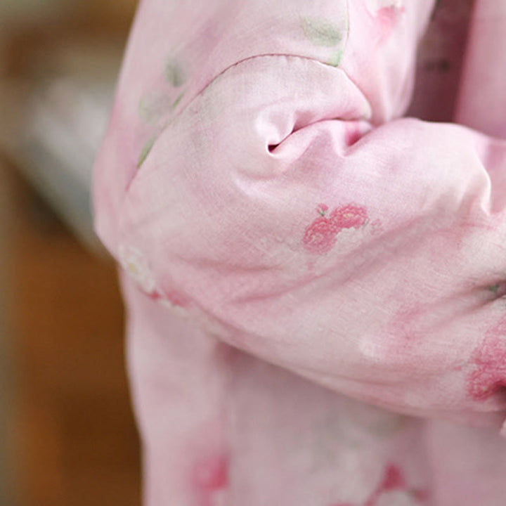 Buddha Stonesプリントフラワーレディース長袖コットンパッド入りジャケット（ポケット付き） - image 6