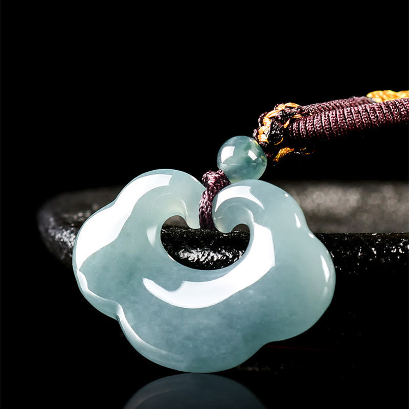 Buddha Stones縁起の良い如意翡翠 幸運ネックレス ストリングペンダント - image 9