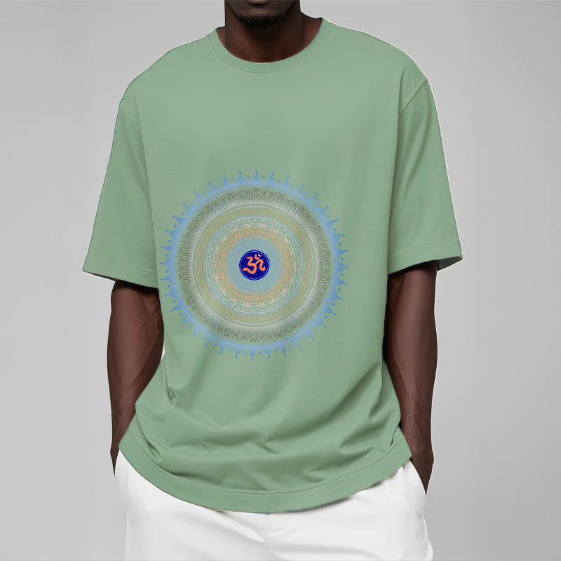 Buddha Stones曼荼羅花OM柄Tシャツ - image 15