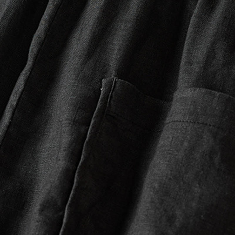 レディース ハーレムパンツ スモールフラワー刺繍 コットンリネン ポケット付き 夏用 Buddha Stones - image 39