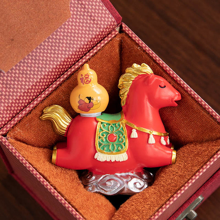 Buddha Stones中国の十二支 午年 福の字豊かさ家の装飾 - image 16