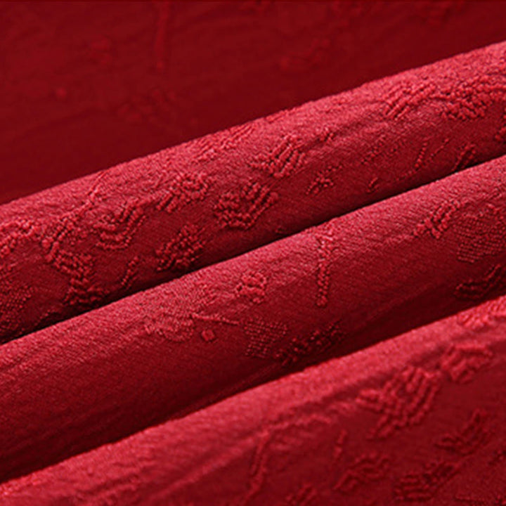 Buddha Stonesジャカード スタンドカラー 長袖 メンズ コットンジャケット ポケット付き - image 6