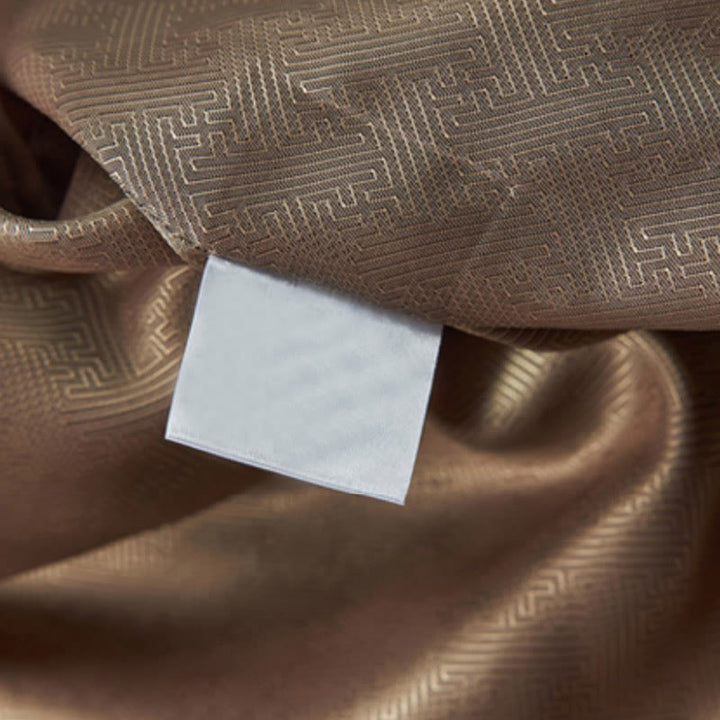 Buddha Stones 100% マルベリーシルク 30匁 鳳凰 吉祥雲 長袖 メンズジャケット - image 13