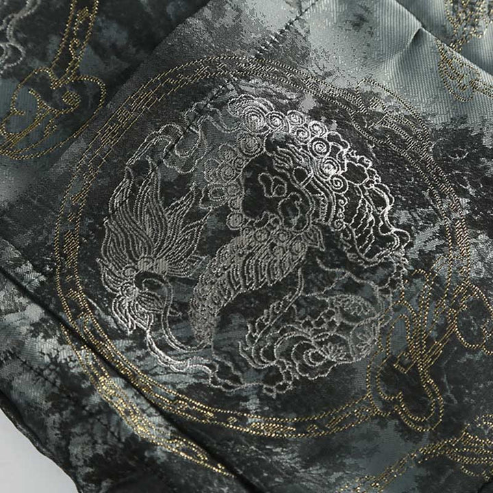 Buddha Stones麒麟山 カエルボタン 長袖 メンズ ジャケット ポケット付き - image 9