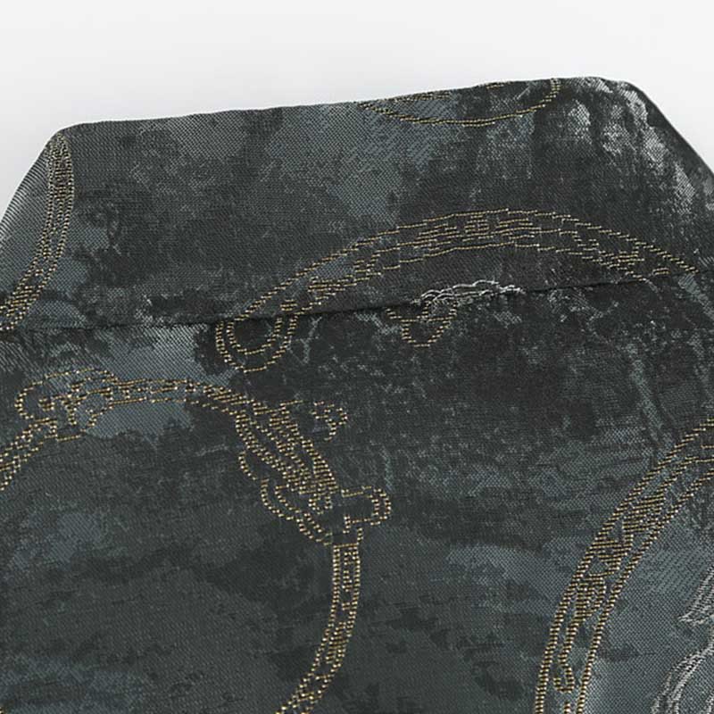 Buddha Stones麒麟山 カエルボタン 長袖 メンズ ジャケット ポケット付き - image 4