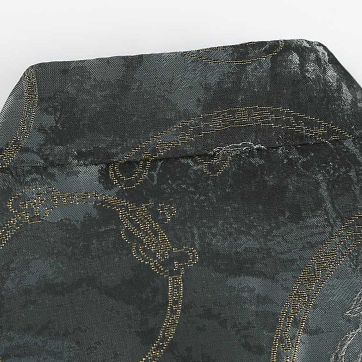 Buddha Stones麒麟山 カエルボタン 長袖 メンズ ジャケット ポケット付き - image 4