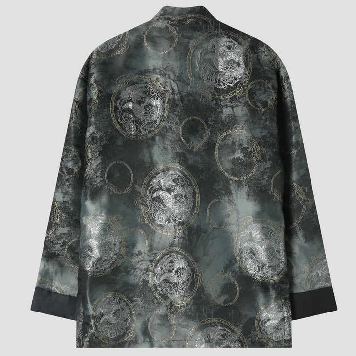 Buddha Stones麒麟山 カエルボタン 長袖 メンズ ジャケット ポケット付き - image 1
