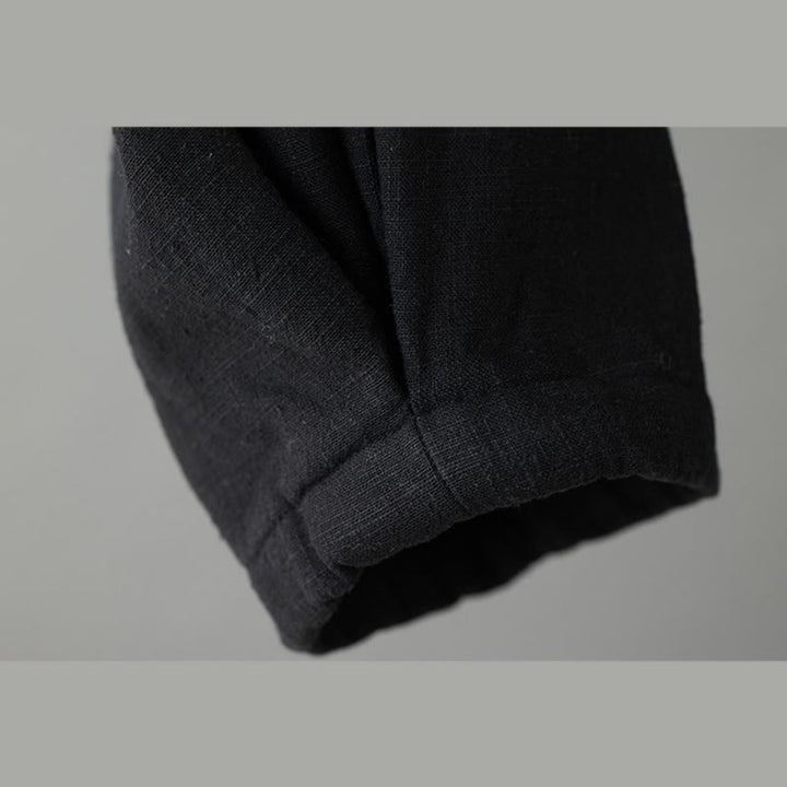 Buddha Stones冬用 レディース コットン サーマル フリース裏地 アンクル丈 パンツ ポケット付き - image 10