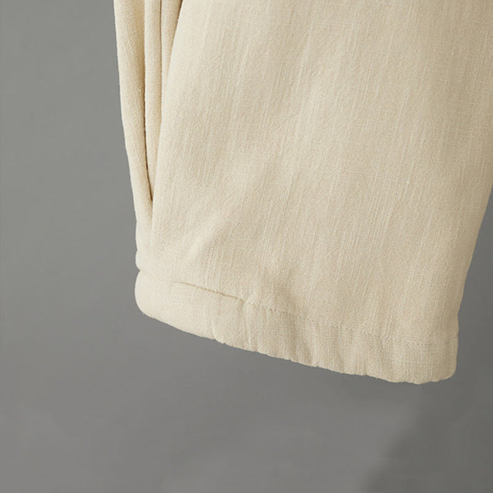 Buddha Stones冬用 レディース コットン サーマル フリース裏地 アンクル丈 パンツ ポケット付き - image 5