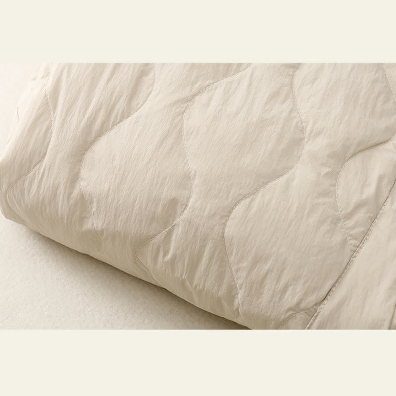 Buddha Stones冬用 無地 レディース コットン サーマルパンツ ポケット付き - image 3