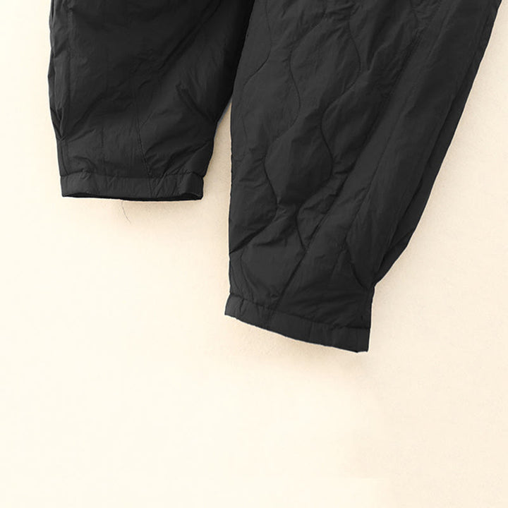 Buddha Stones冬用 無地 レディース コットン サーマルパンツ ポケット付き - image 9