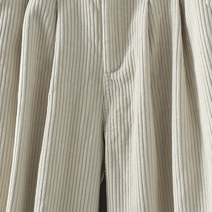 Buddha Stonesレディース 冬用 無地 コーデュロイ コットン ハイウエスト フリース裏地 ハーレムパンツ ポケット付き - image 6