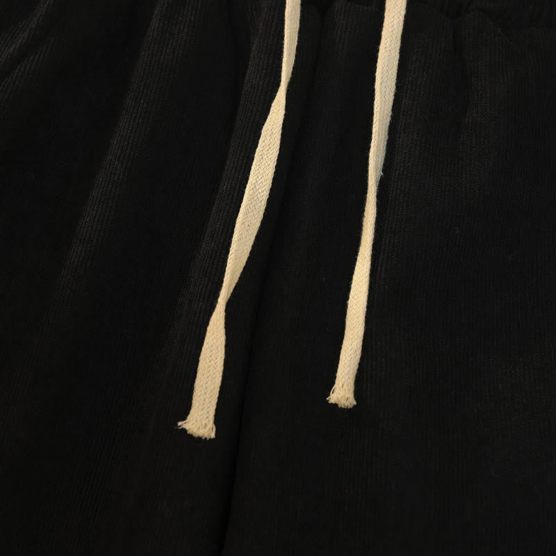 Buddha Stonesレディース パッチワーク コットン コーデュロイ フリース裏地 ワイドレッグパンツ ポケット付き - image 18