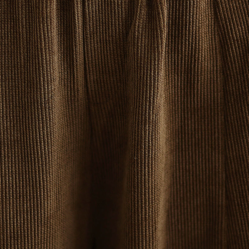 Buddha Stonesレディース 秋冬 パッチワーク 無地 コーデュロイ ハーレムパンツ ポケット付き - image 11