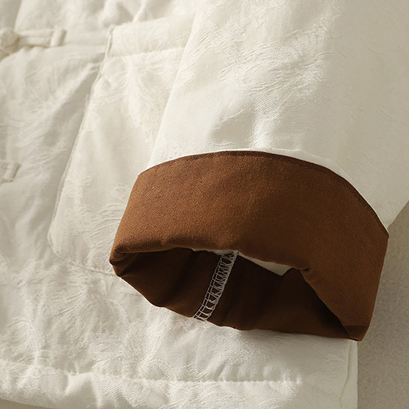 Buddha Stonesレディース 無地 フロッグボタンデザイン 長袖 コットンジャケット ポケット付き - image 12