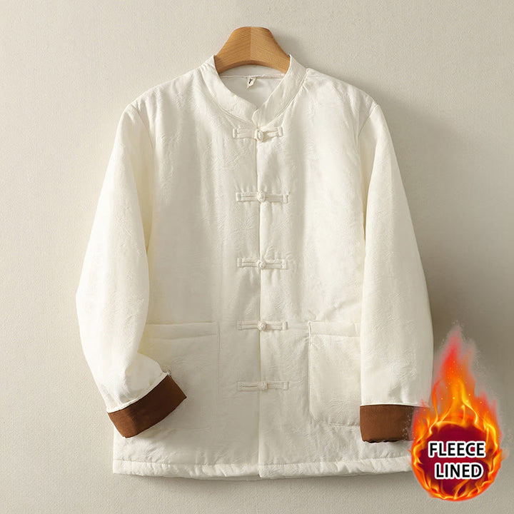 Buddha Stonesレディース 無地 フロッグボタンデザイン 長袖 コットンジャケット ポケット付き - ベージュ - US8-10、 UK/AU12-14、 EU40-42 (XL) - image 5