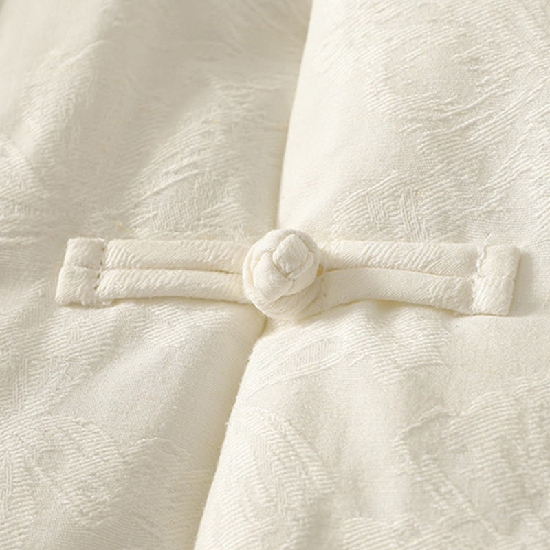 Buddha Stonesレディース 無地 フロッグボタンデザイン 長袖 ジャケット ポケット付き - image 9