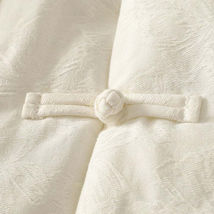 Buddha Stonesレディース 無地 フロッグボタンデザイン 長袖 ジャケット ポケット付き - image 9