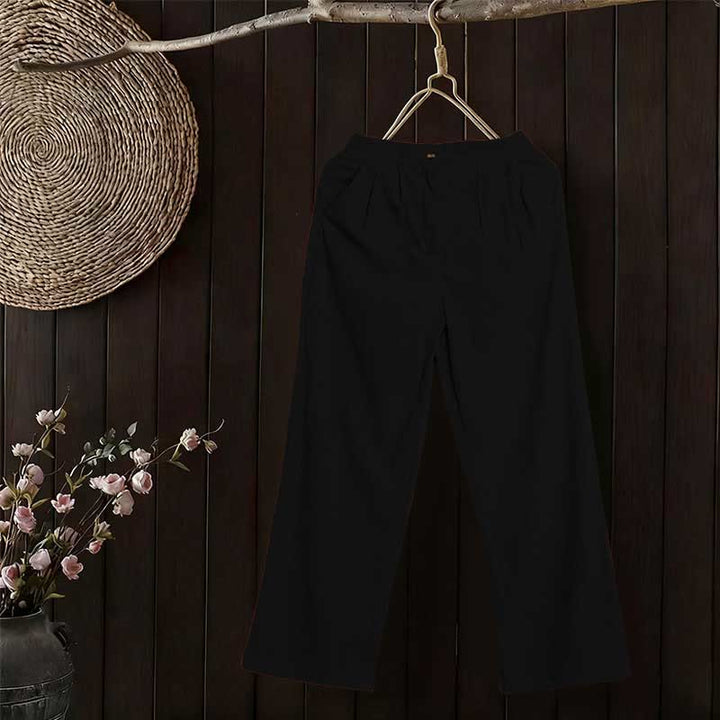 Buddha Stonesカジュアルコーデュロイストレートレッグレディースパンツ（ポケット付き） - image 12