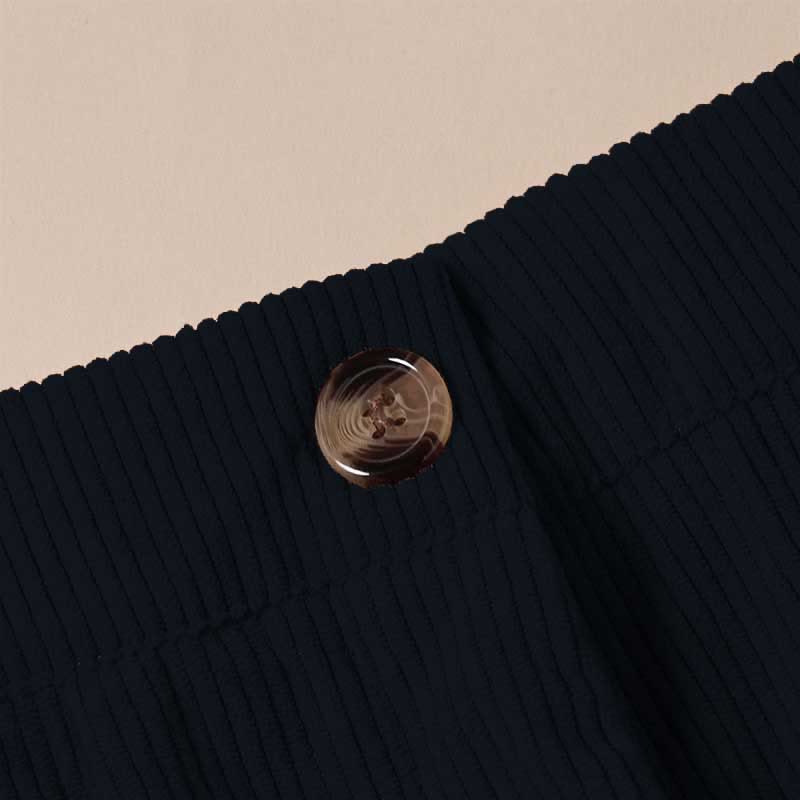 Buddha Stonesカジュアルコーデュロイストレートレッグレディースパンツ（ポケット付き） - image 11