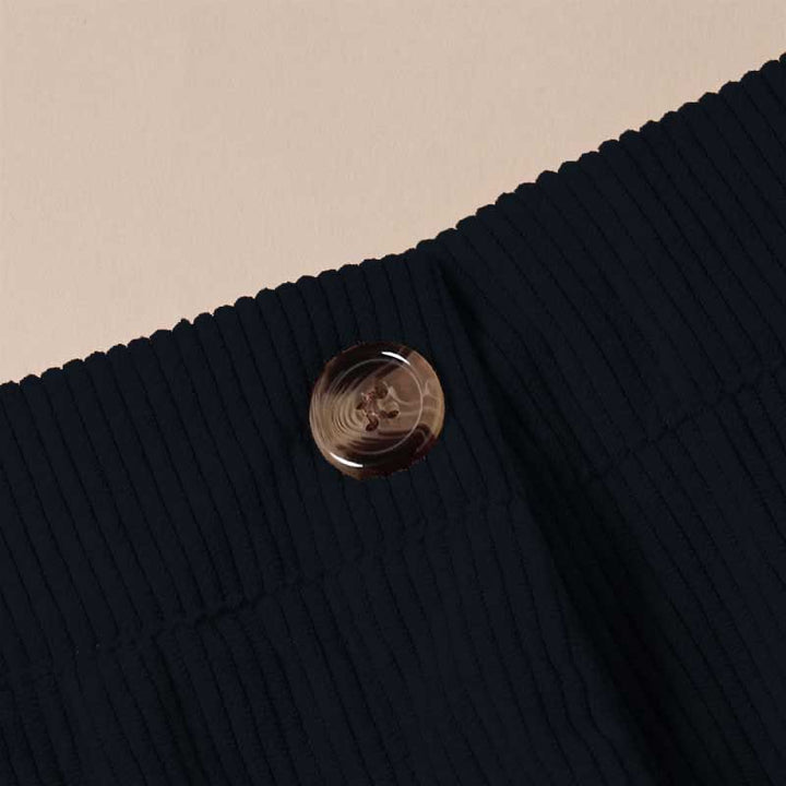 Buddha Stonesカジュアルコーデュロイストレートレッグレディースパンツ（ポケット付き） - image 11