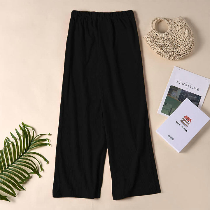 Buddha Stonesカジュアルコーデュロイストレートレッグレディースパンツ（ポケット付き） - image 8