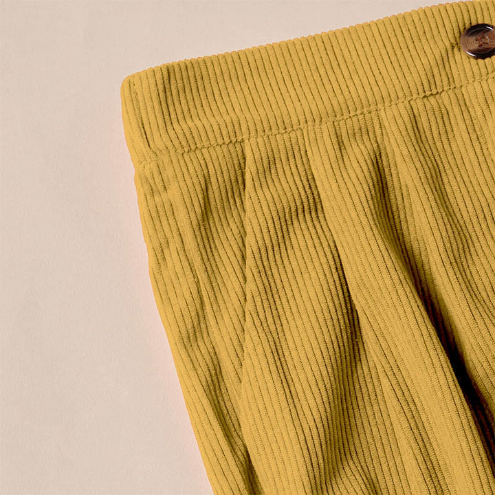 Buddha Stonesカジュアルコーデュロイストレートレッグレディースパンツ（ポケット付き） - image 18