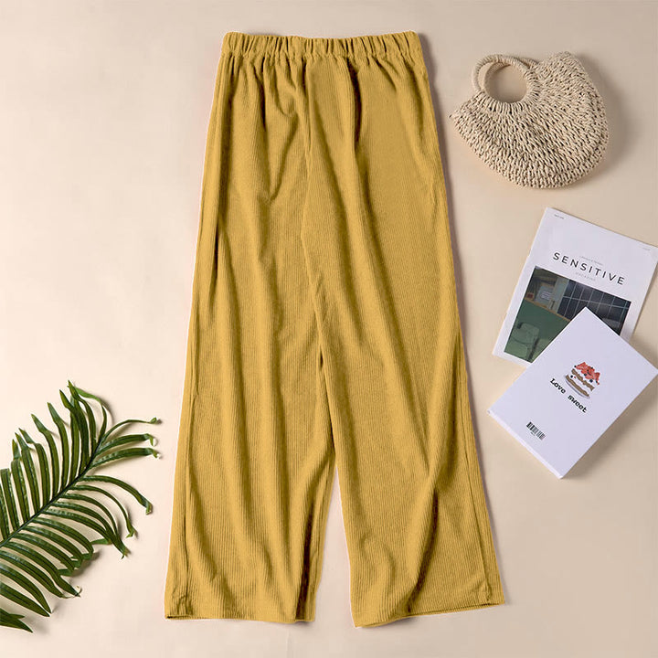 Buddha Stonesカジュアルコーデュロイストレートレッグレディースパンツ（ポケット付き） - image 20