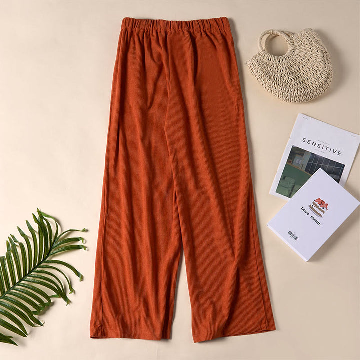 Buddha Stonesカジュアルコーデュロイストレートレッグレディースパンツ（ポケット付き） - image 35