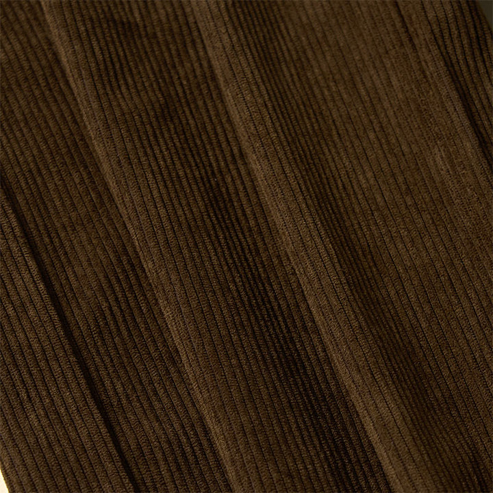 Buddha Stonesプレーンコーデュロイポリエステルレディースボタンワイドレッグパンツ（ポケット付き） - image 6