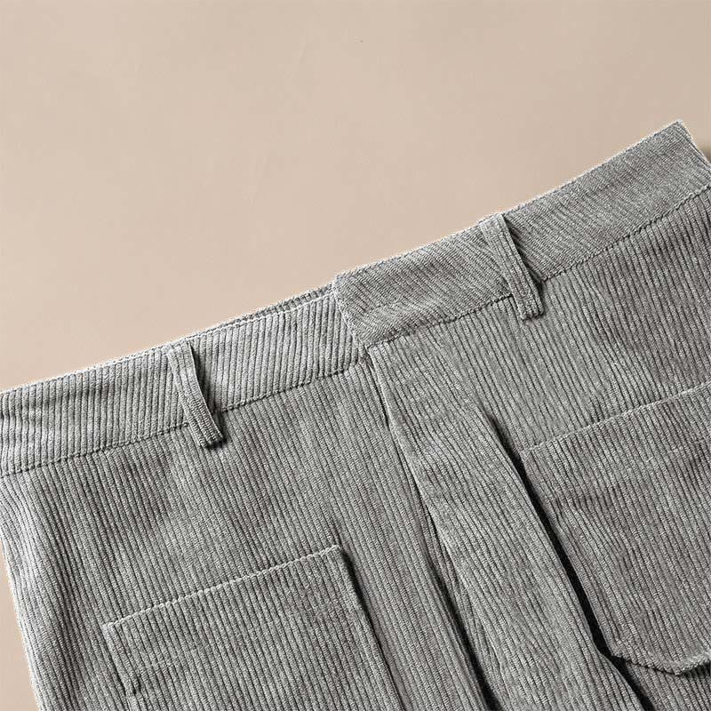 Buddha Stonesプレーンコーデュロイポリエステルレディースボタンワイドレッグパンツ（ポケット付き） - image 19