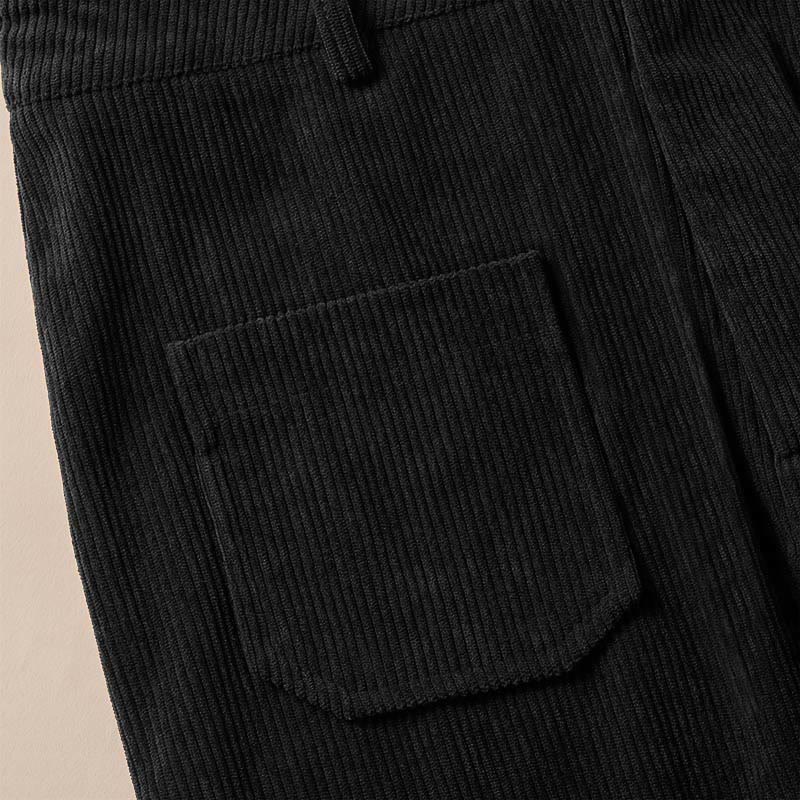 Buddha Stonesプレーンコーデュロイポリエステルレディースボタンワイドレッグパンツ（ポケット付き） - image 29