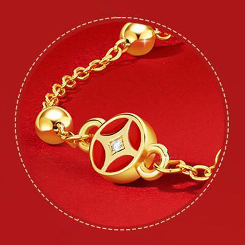 Buddha Stones和田翡翠 午年 925スターリングシルバー ジルコン 豊穣 レッドロープブレスレット - image 10