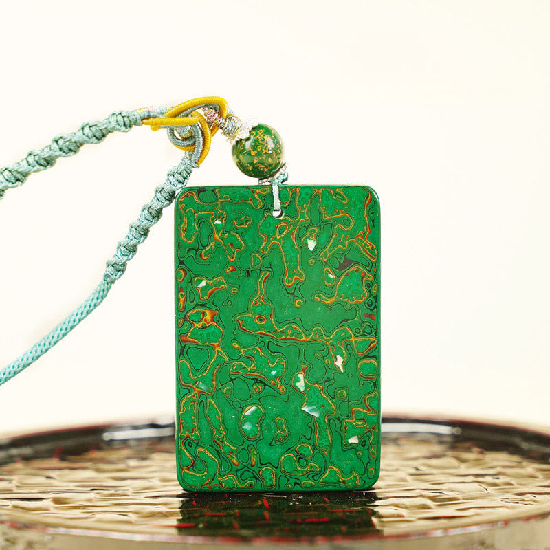 Buddha Stones手作り漆工芸 白檀 守護ペンダントネックレス - image 3