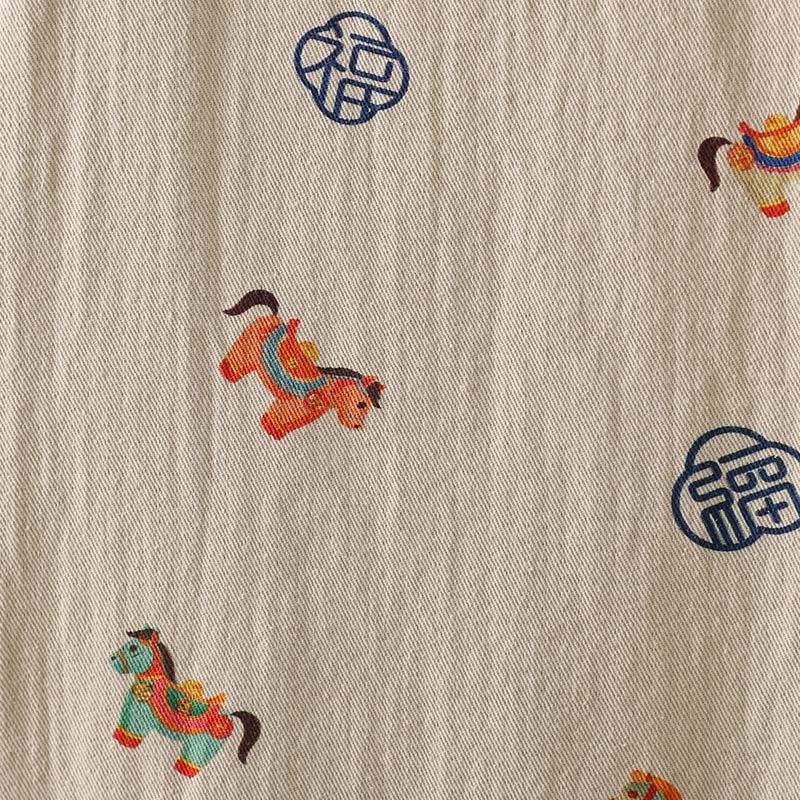 Buddha Stones馬福キャラクター柄カエルボタンデザインレディースコットン長袖厚手ジャケット - image 12