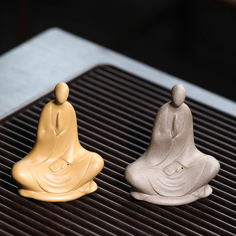 Buddha Stones無形の仏祈り 陶器 禅 室内装飾 5*2.5*5.3cm - image 13
