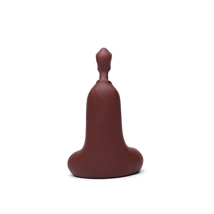 Buddha Stones無形の仏紫粘土 静寂 家庭用 机上装飾 5.7×9.6 cm - image 7