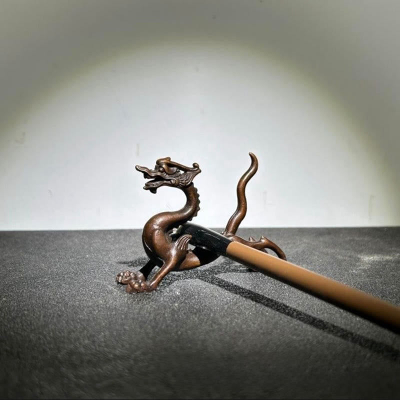 Buddha Stonesミニドラゴン 合金 幸運 守護 ホームデコレーション 7.6*2.5*5.4 cm - image 4