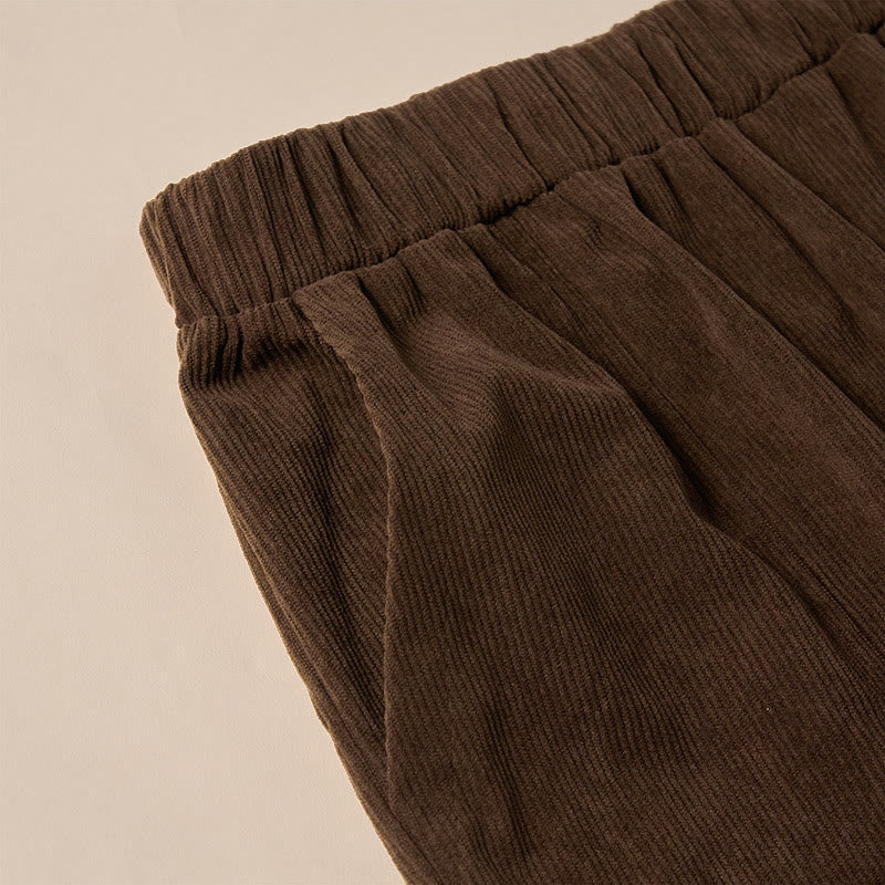 Buddha Stonesレディース 通勤用 ピュアカラー コーデュロイパンツ ポケット付き - image 7