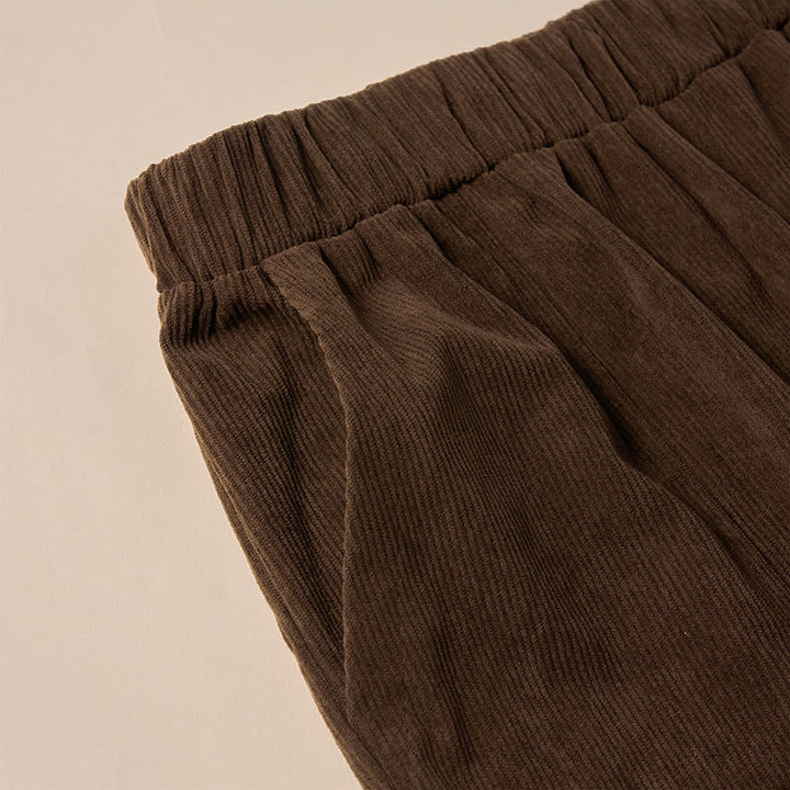 Buddha Stonesレディース 通勤用 ピュアカラー コーデュロイパンツ ポケット付き - image 6