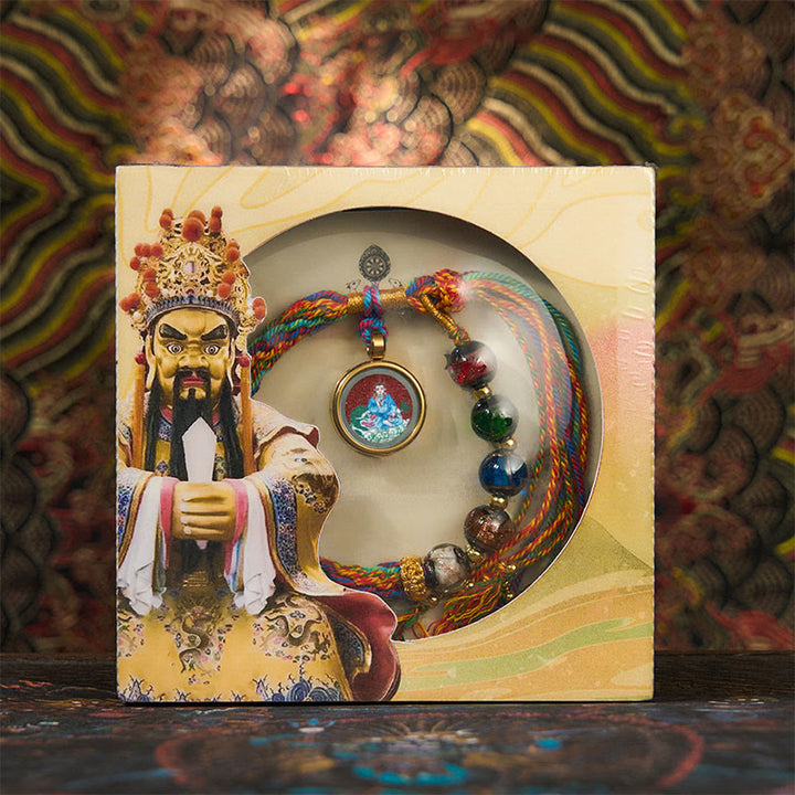 Buddha Stonesタンカ十二支誕生仏辰砂良縁祈願紐ブレスレット - image 29