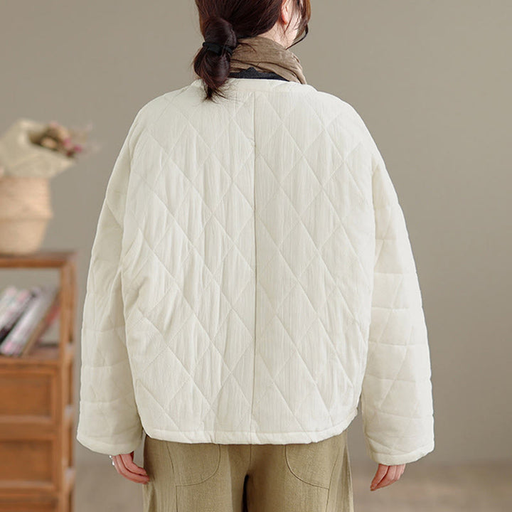 Buddha Stonesレディース 無地 コットンパッド 太極拳 禅 長袖 ジャケット ポケット付き - image 19