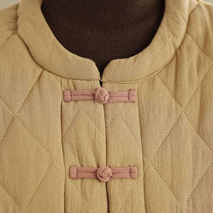 Buddha Stonesレディース 無地 コットンパッド 太極拳 禅 長袖 ジャケット ポケット付き - image 12