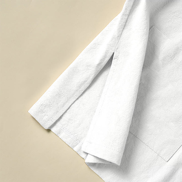 Buddha Stonesエスニック フロッグボタン 長袖 スタンドカラー レディース コットンシャツ ポケット付き - image 9