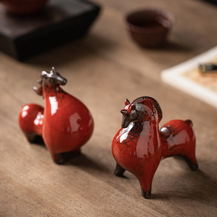 Buddha Stones午年 陶器 自由 デスクトップ ホームデコレーション - image 23